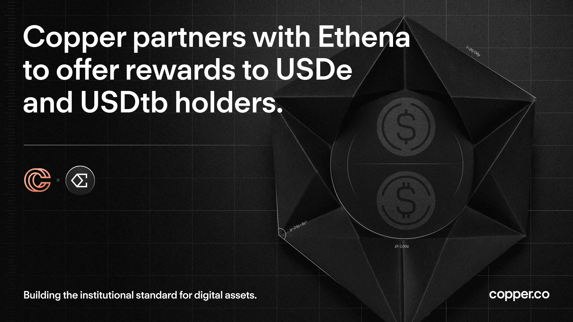 Daily rewards for USDe and USDtb held with Copper