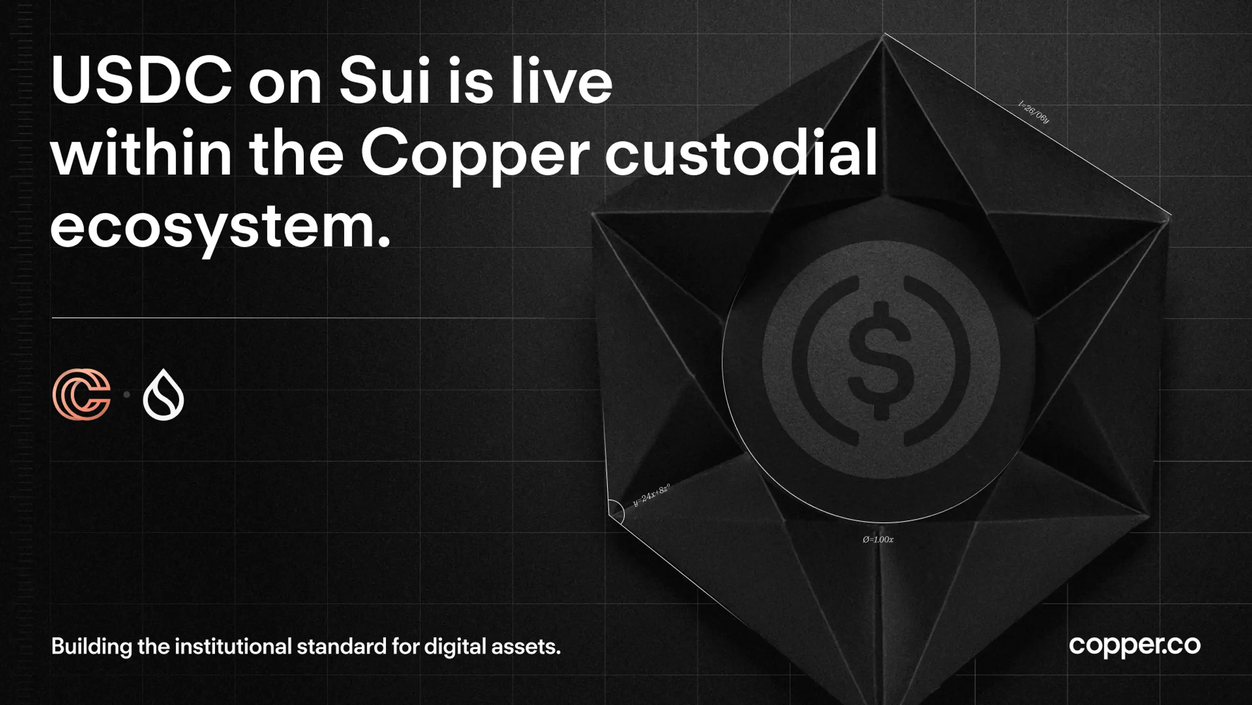 Copper announces custody support for USDC on Sui