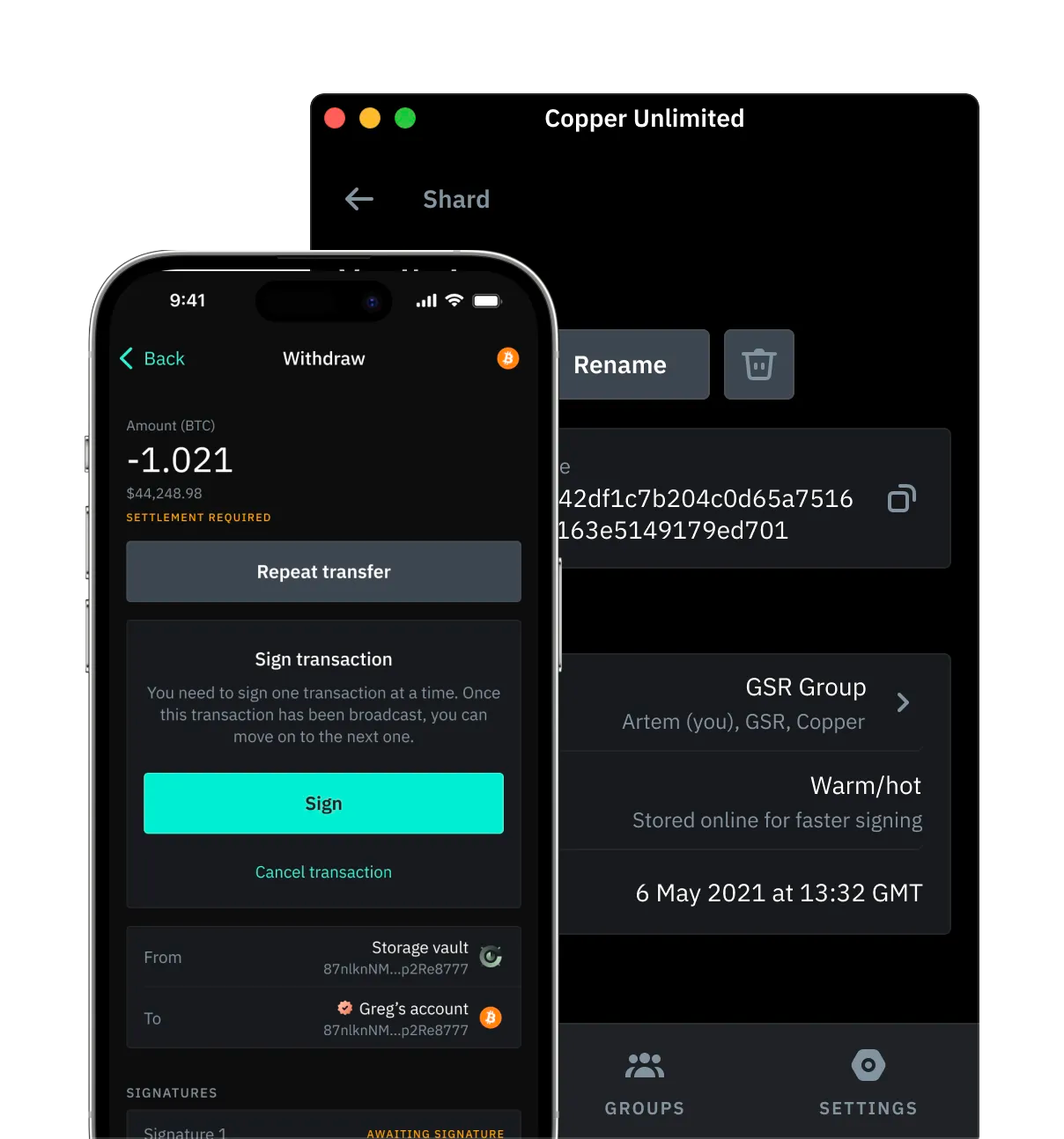 Copper Unlimited on mobile devices