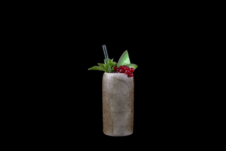 Garnished cocktail product photography in Cyprus