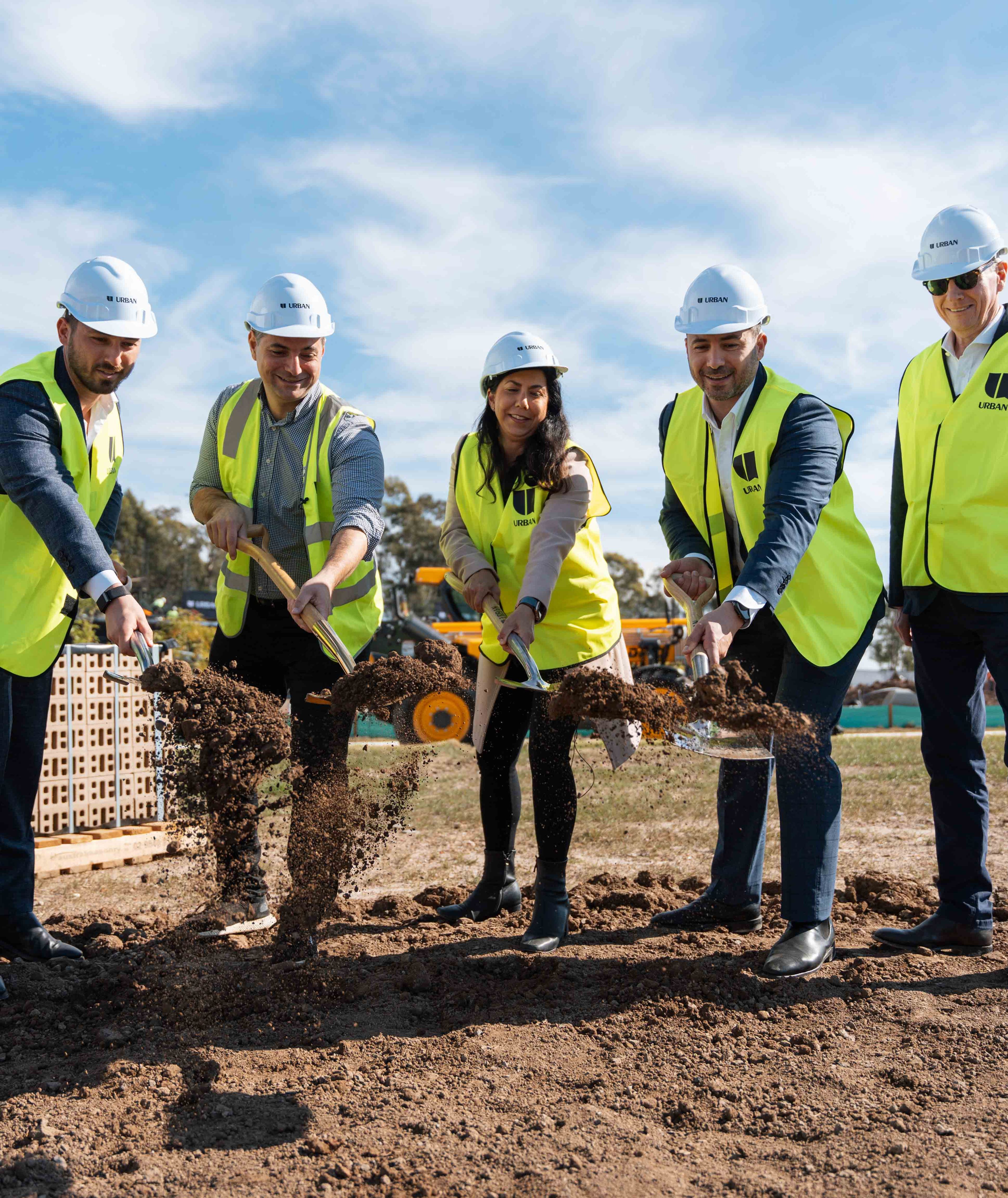 Groundbreaking ceremony for Chapter Place at Edmondson Park. 
