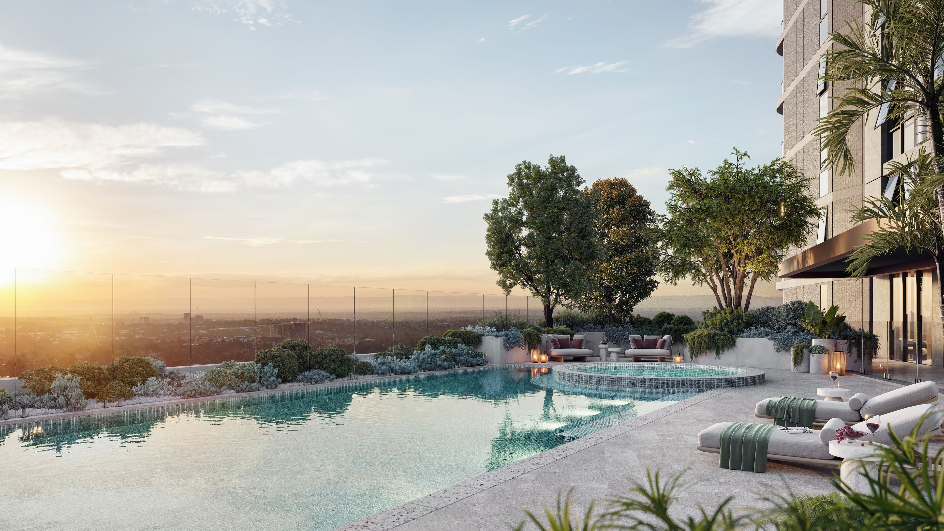 Castle Hill CGI - Pool