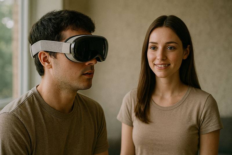 Amar en tiempos de algoritmos: Apple Vision Pro, soledad aumentada y la domesticación del deseo