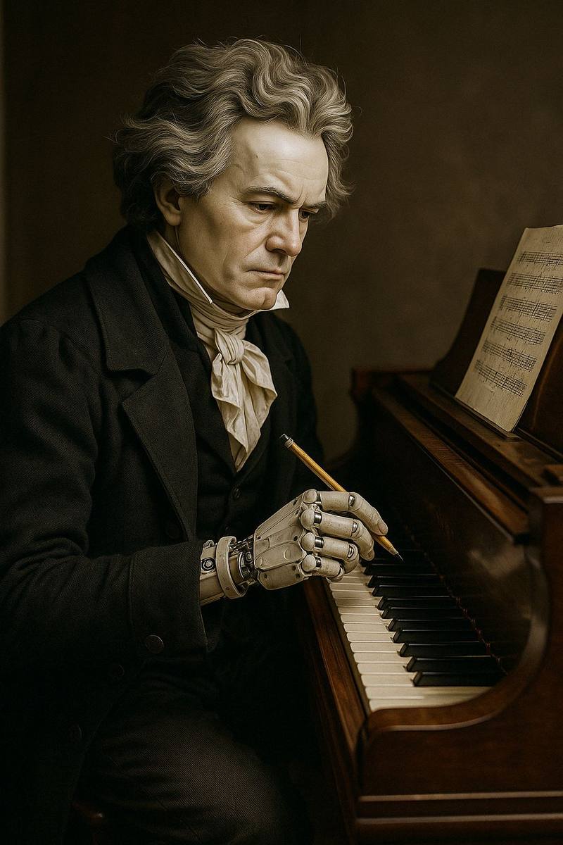 ¿Y si Beethoven hoy fuera un algoritmo? IA, música y la disolución del genio humano