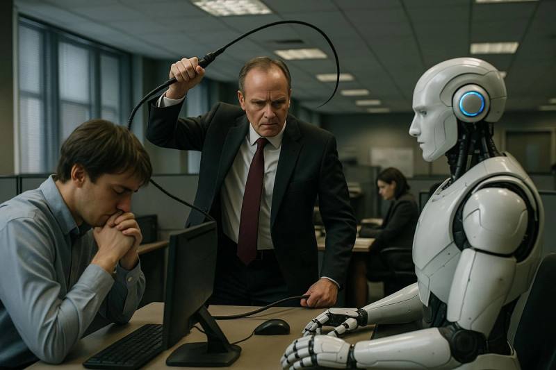 El látigo invisible: la inteligencia artificial como dispositivo de disciplinamiento laboral