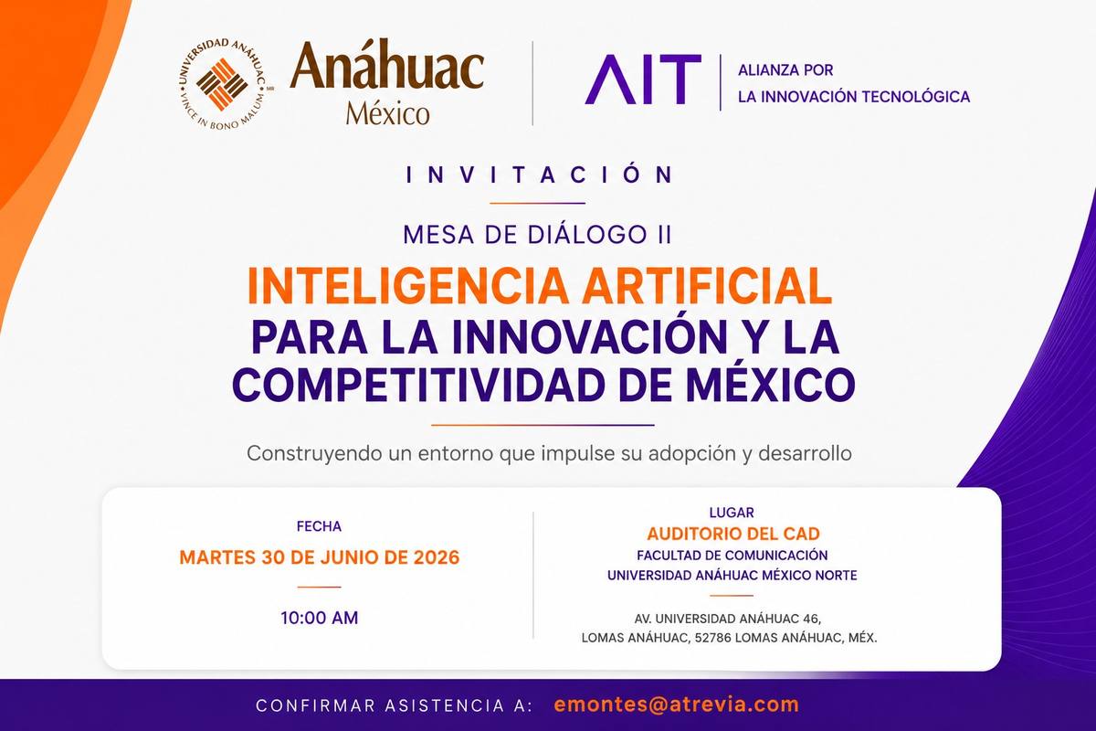Mesa de Diálogo II: Inteligencia Artificial para la Innovación y la Competitividad de México