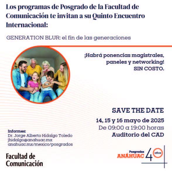 Quinto Encuentro Internacional de Posgrados: “Generación Blur: El Fin de las Generaciones”