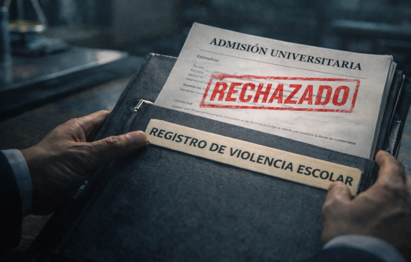 Bullies no pasan: cuando el historial te cierra la universidad.