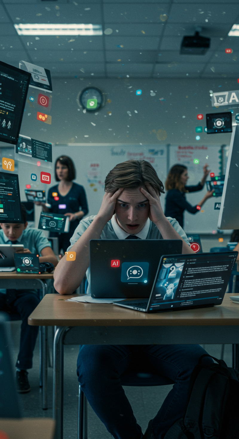 De la promesa al vértigo: inteligencia artificial y la educación en la era de la infoxicación