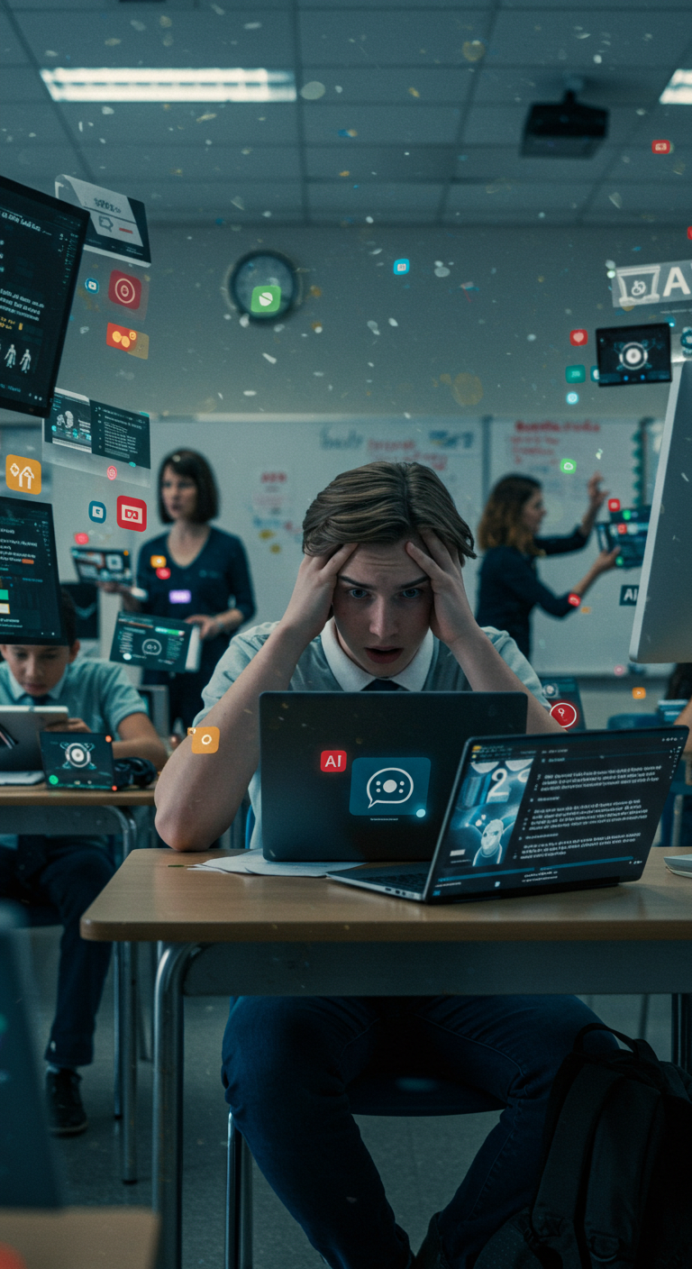 De la promesa al vértigo: inteligencia artificial y la educación en la era de la infoxicación