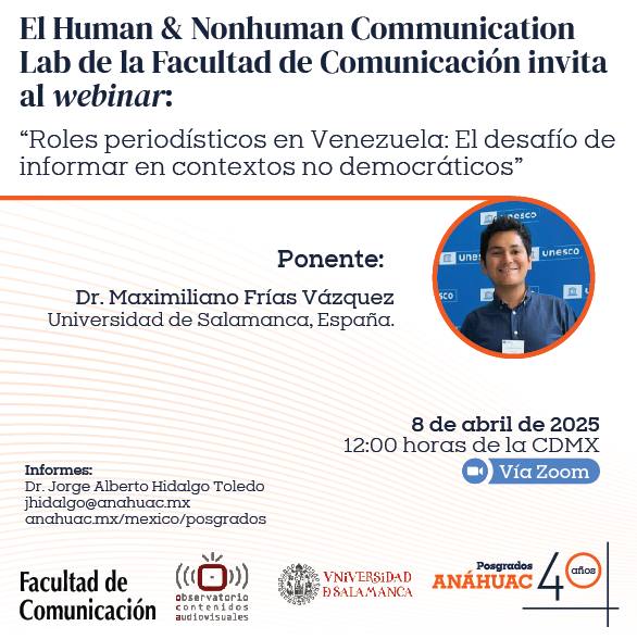 Roles periodísticos en Venezuela: el desafío de informar en contextos no democráticos.