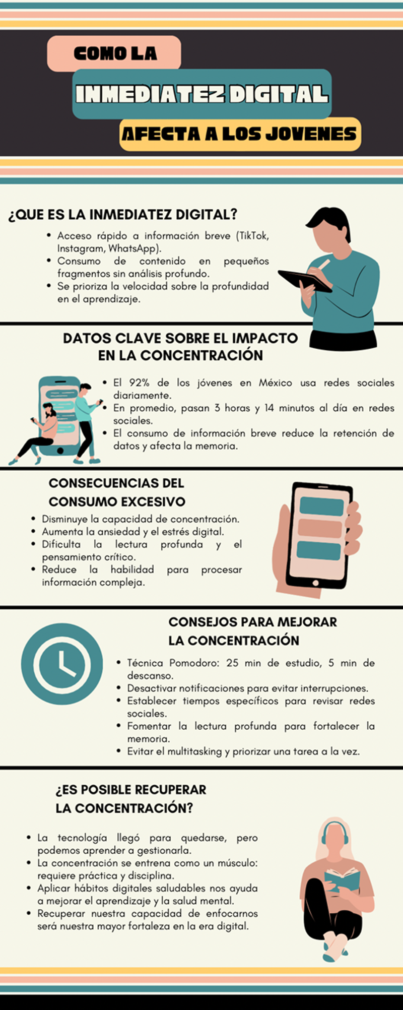 Atención fragmentada: ¿Nos estamos volviendo incapaces de concentrarnos?