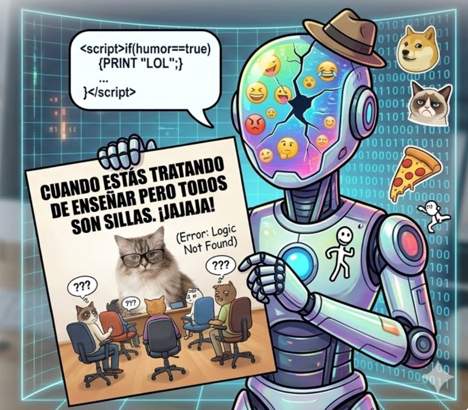 Los memes en la IA. Cuando la IA intenta hacer chistes…