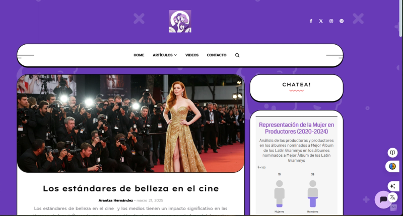 “La Representación de la Mujer en los Medios”