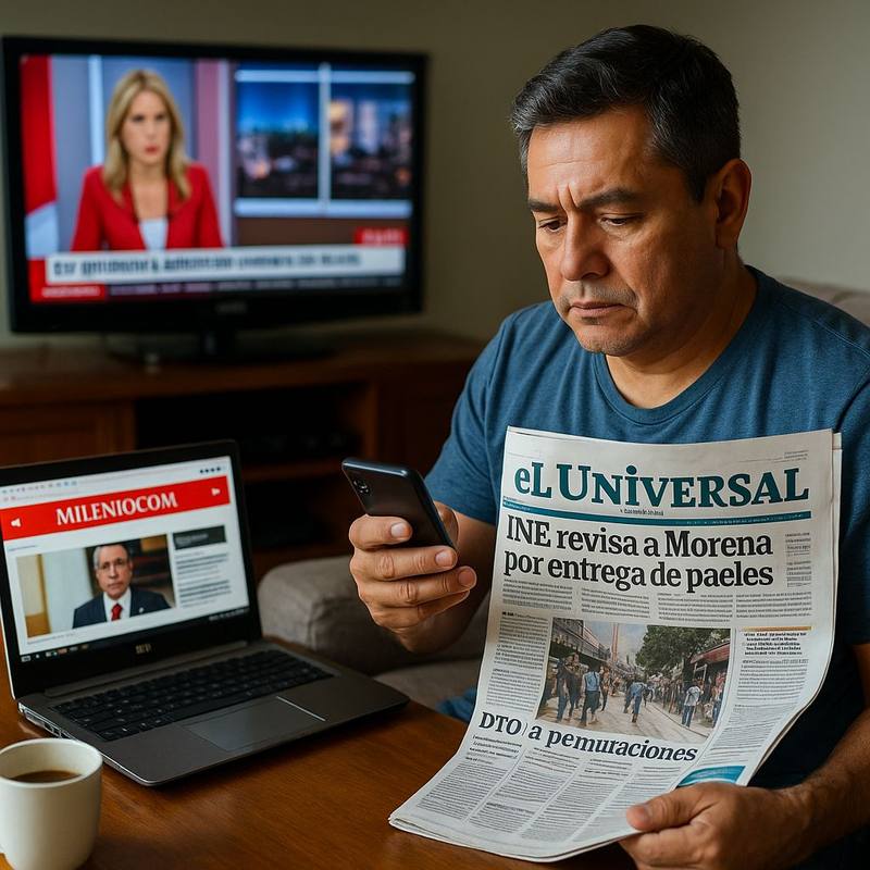 El Espejo Fragmentado: Noticias, Confianza y Desafección Informativa en el México Digital