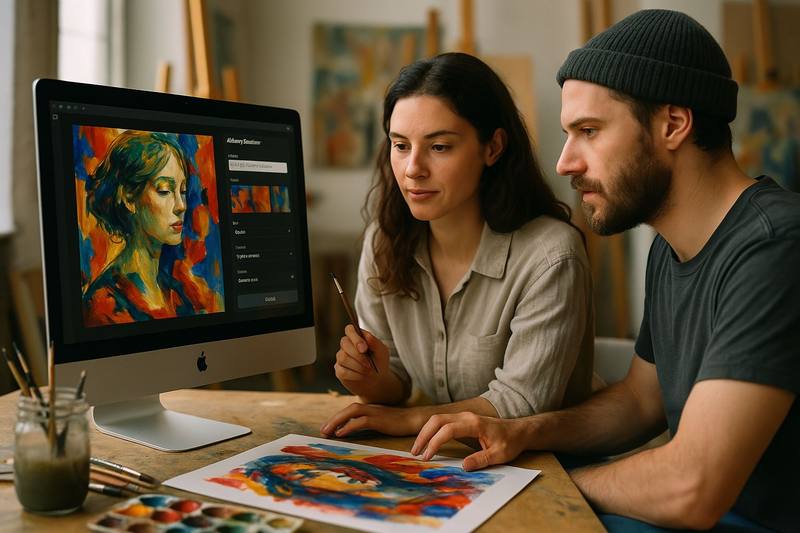 Errores felices, fricciones creativas y algoritmos que desafinan: hacia una nueva poética del arte asistido por IA