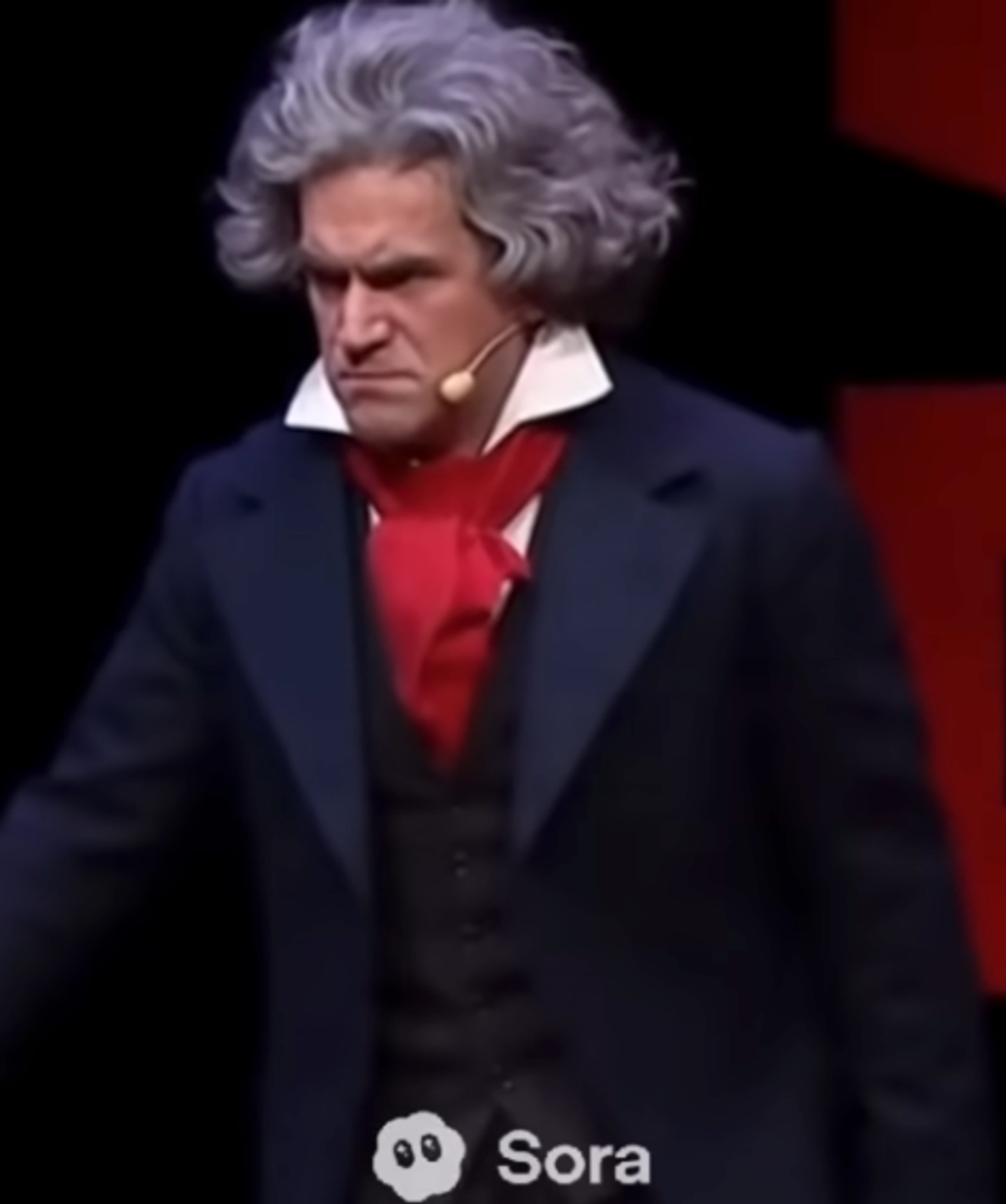 Un Beethoven hecho con Sora.