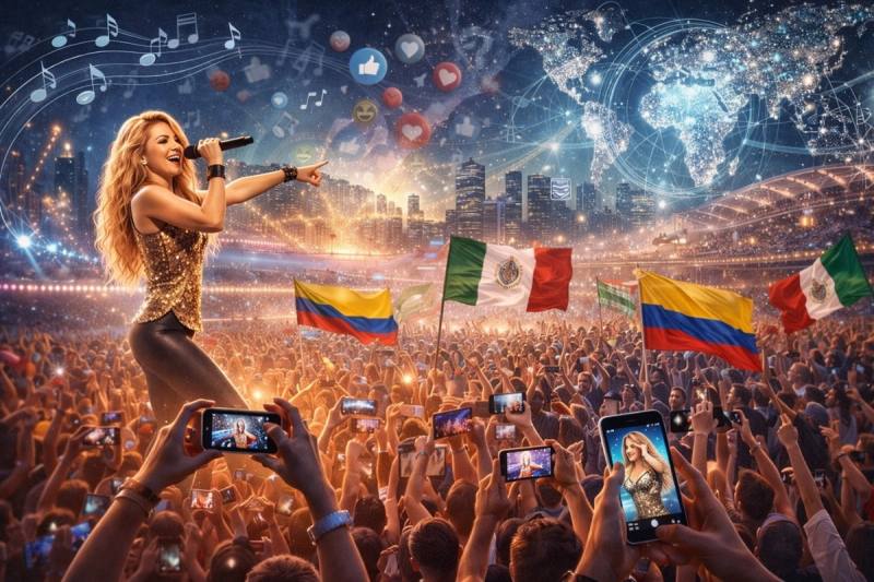 Shakira en México: espectáculo global y cultura mainstream en la era del entertainment