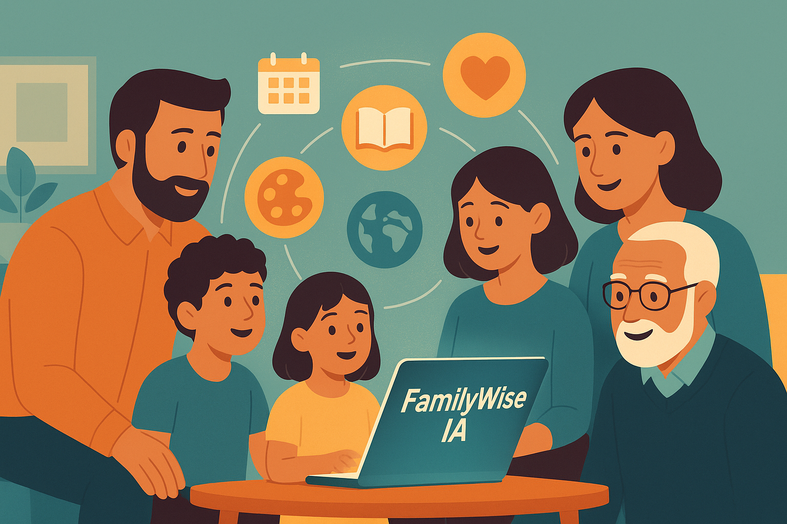 FamilyWise IA: tejido vivo de bienestar y aprendizaje compartido