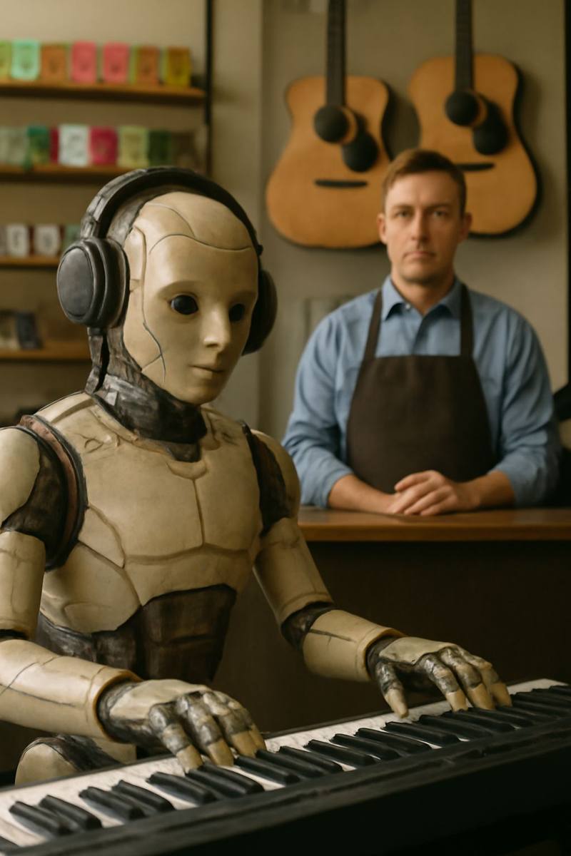 El Futuro del Comercio en Línea: Realidades híbridas, Creadores Humanos y Música Generada por IA