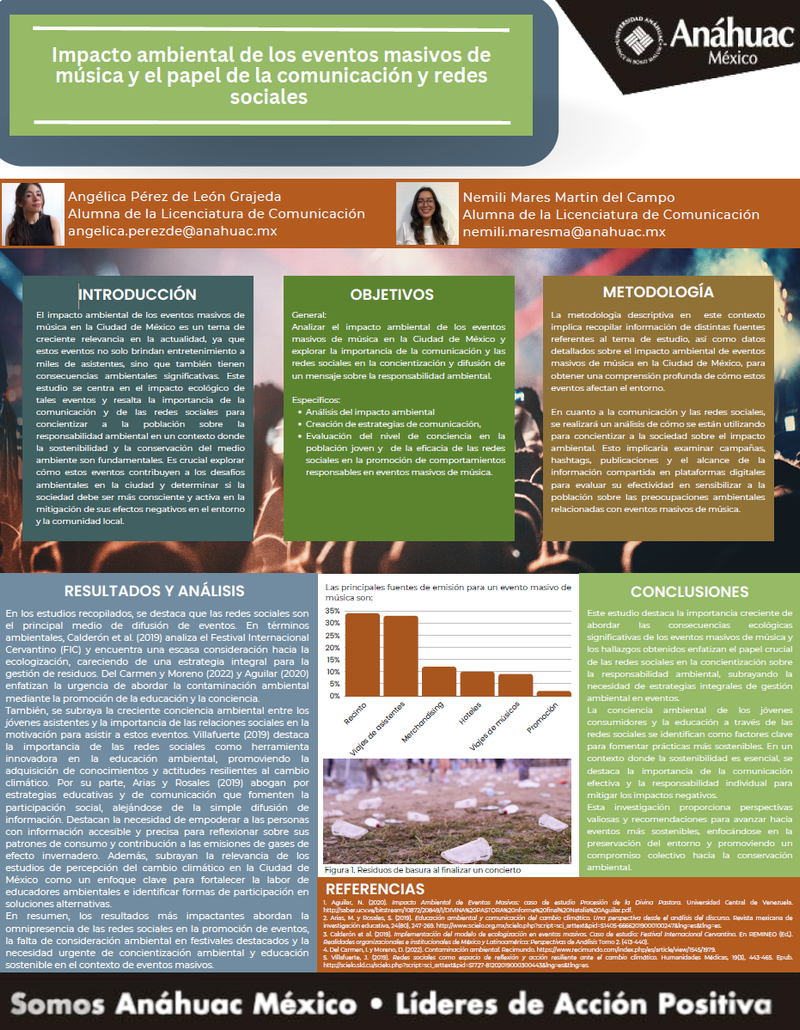 Impacto ambiental de los eventos masivos de música y el papel de la comunicación y redes sociales