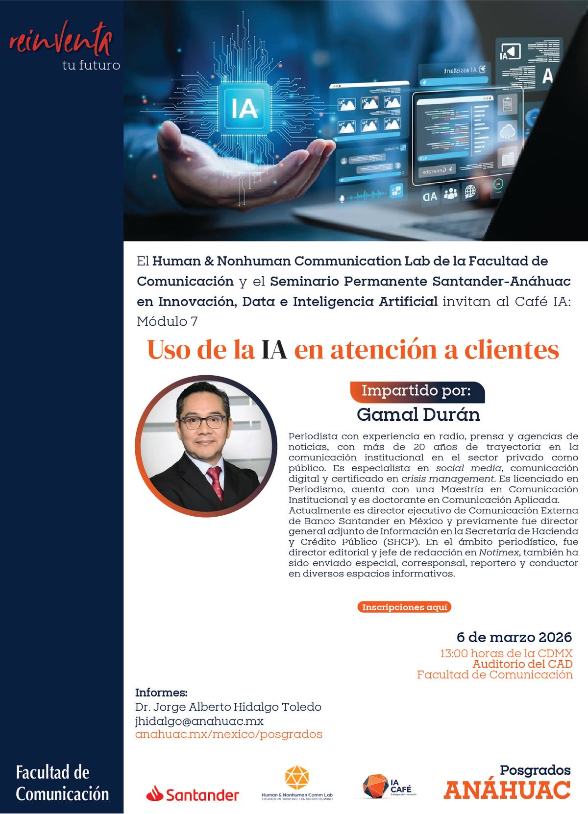 Seminario Permanente Santander-Anáhuac 2026: Data & AI for Academic Innovation