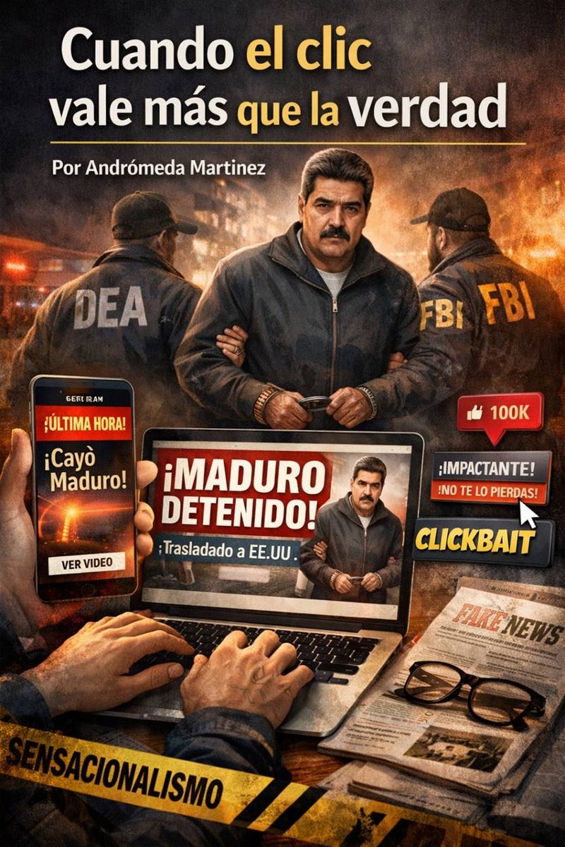 Clickbait y rigor periodístico en tiempos de coyuntura: el caso de los falsos titulares sobre Nicolás Maduro