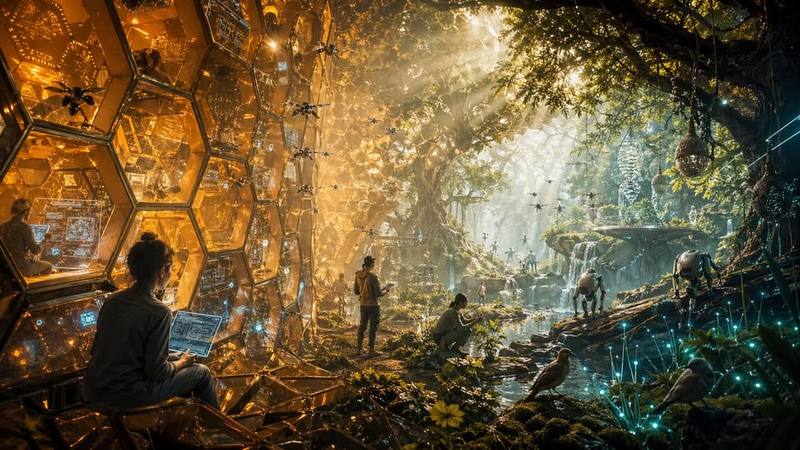 De las colmenas cognitivas a los ecosistemas cognitivos simbióticos