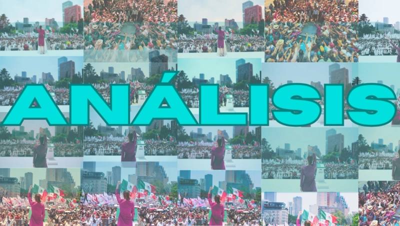 ¿Cuáles fueron las principales líneas discursivas del mitin nacionalista de Claudia Sheinbaum de este domingo?