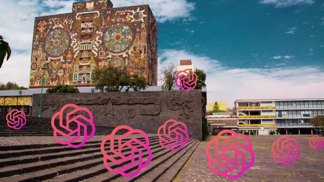 El campus de la UNAM al sur de la CDMX. La universidad enfrenta un reto mayúsculo frente al avance de la IA.