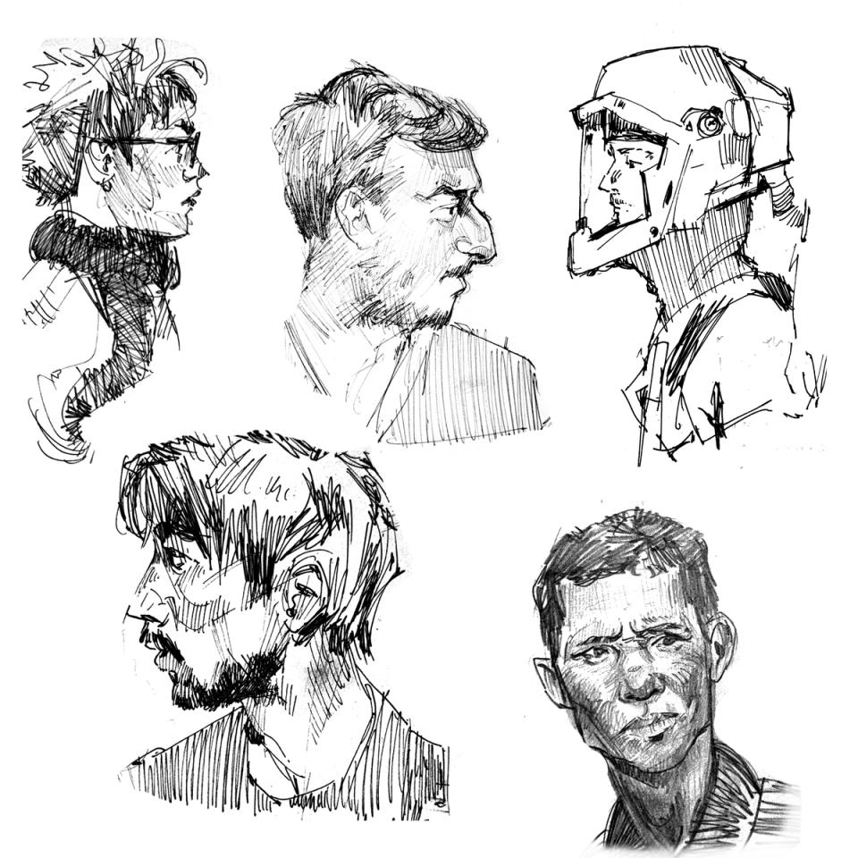 sketchbook work