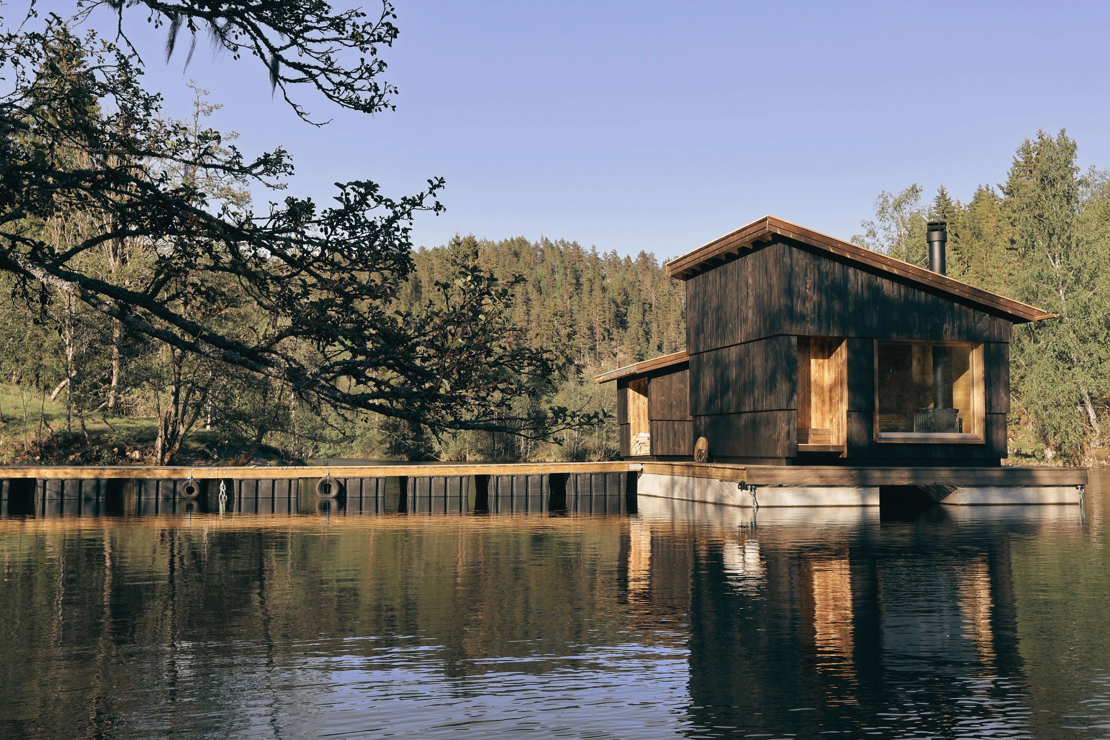 Skogens rom Sauna - floating sauna