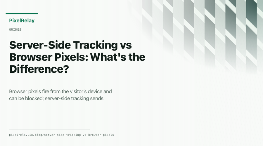 Server-Side Tracking vs Browser Pixels: What's the Difference?