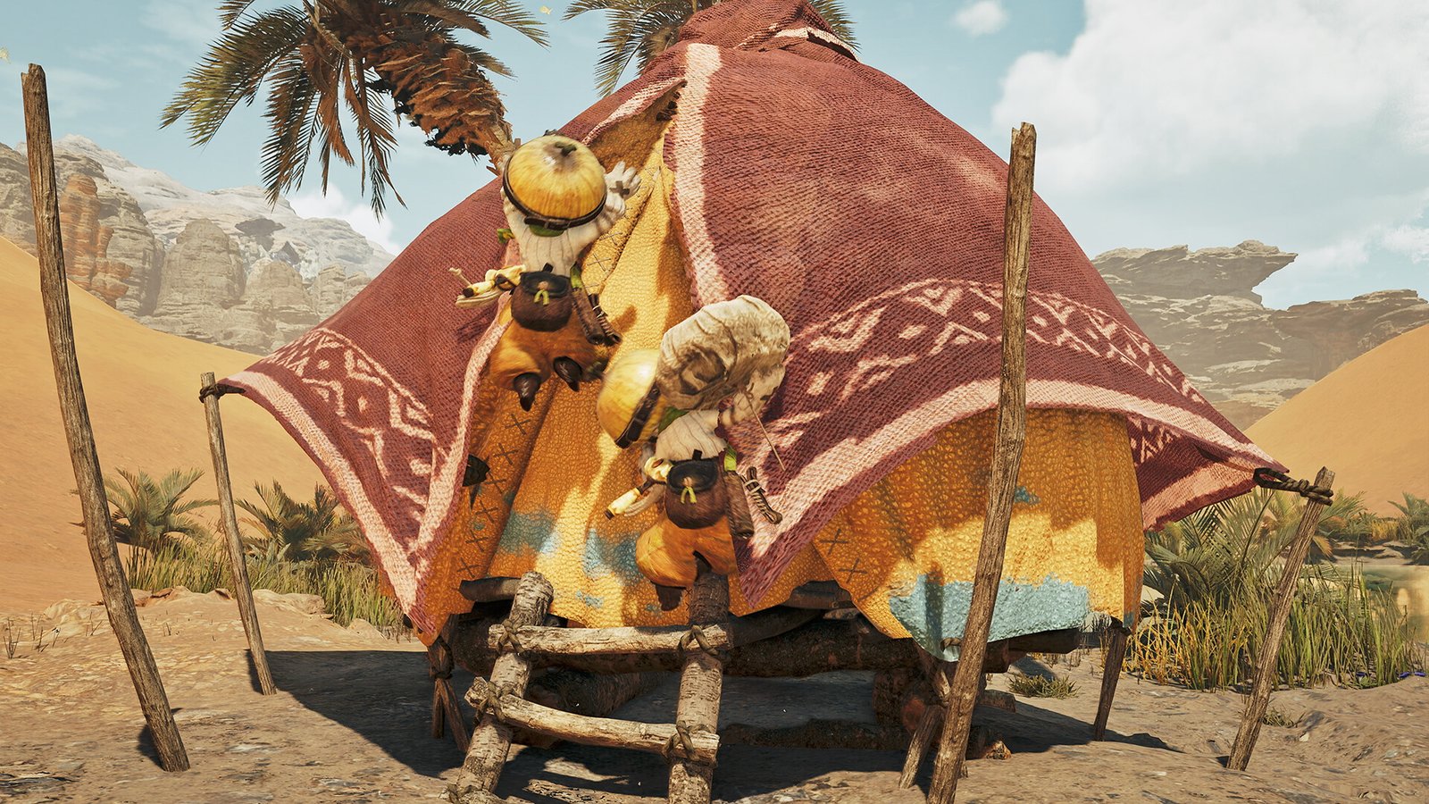 Official Monster Hunter Wilds screenshot of a hunter fighting a monster