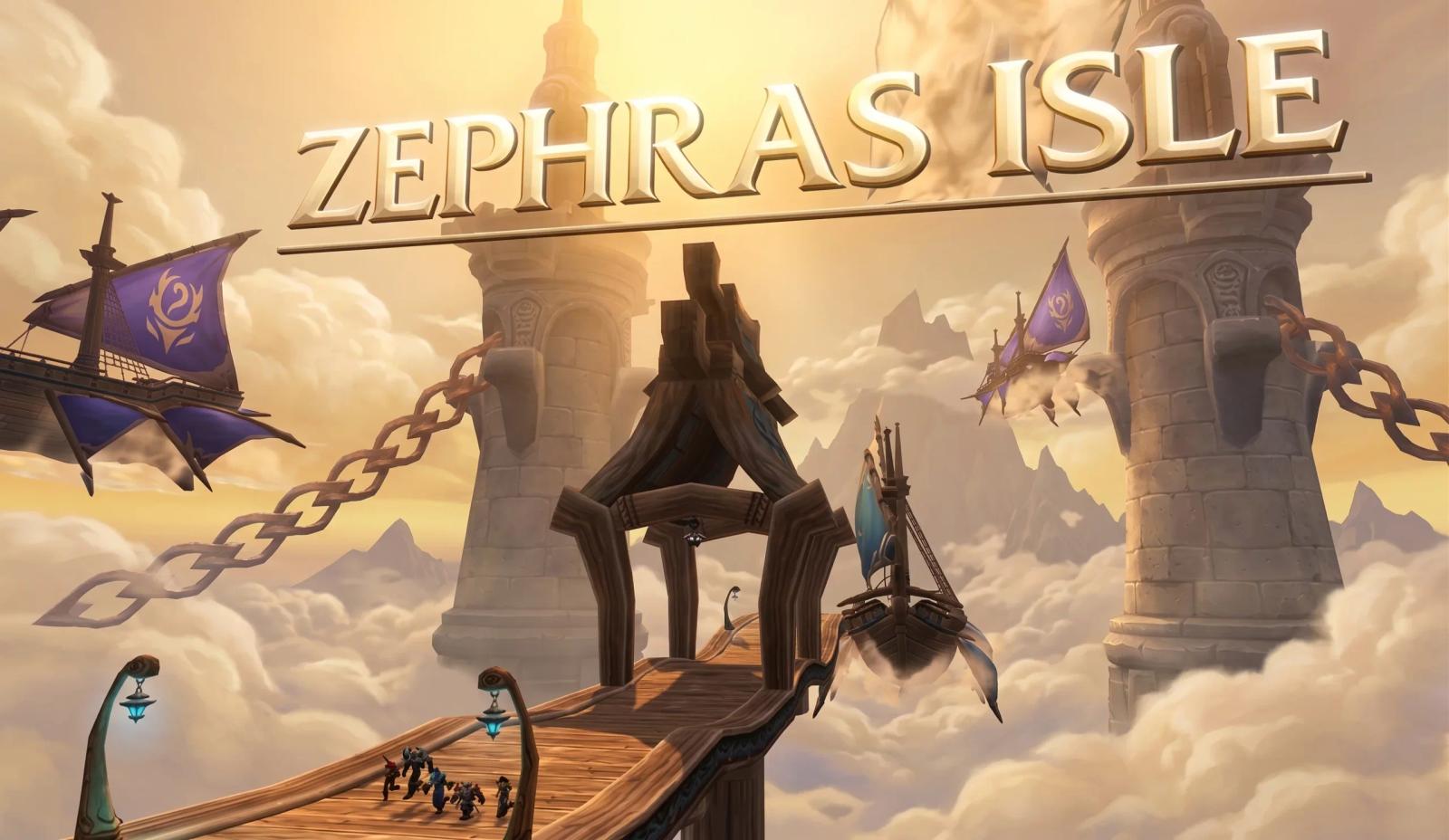 Zephras Isle e conteúdo da raça Skyborne em World of Warcraft Forever