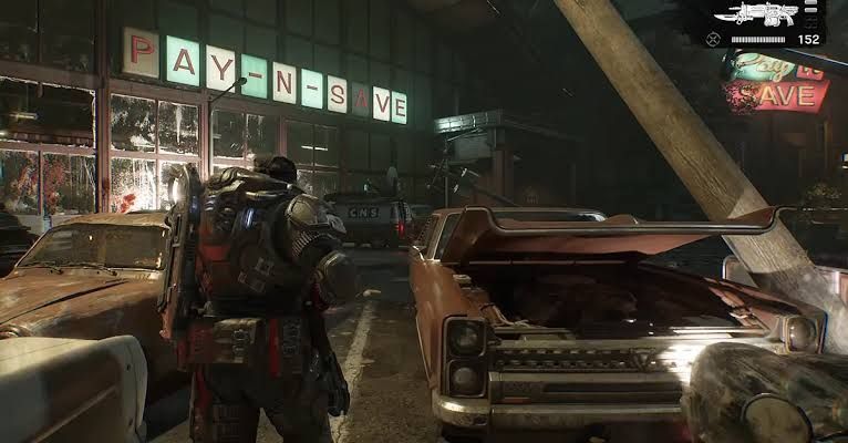 Cenário de Gears of War: E-Day criado em Unreal Engine 5