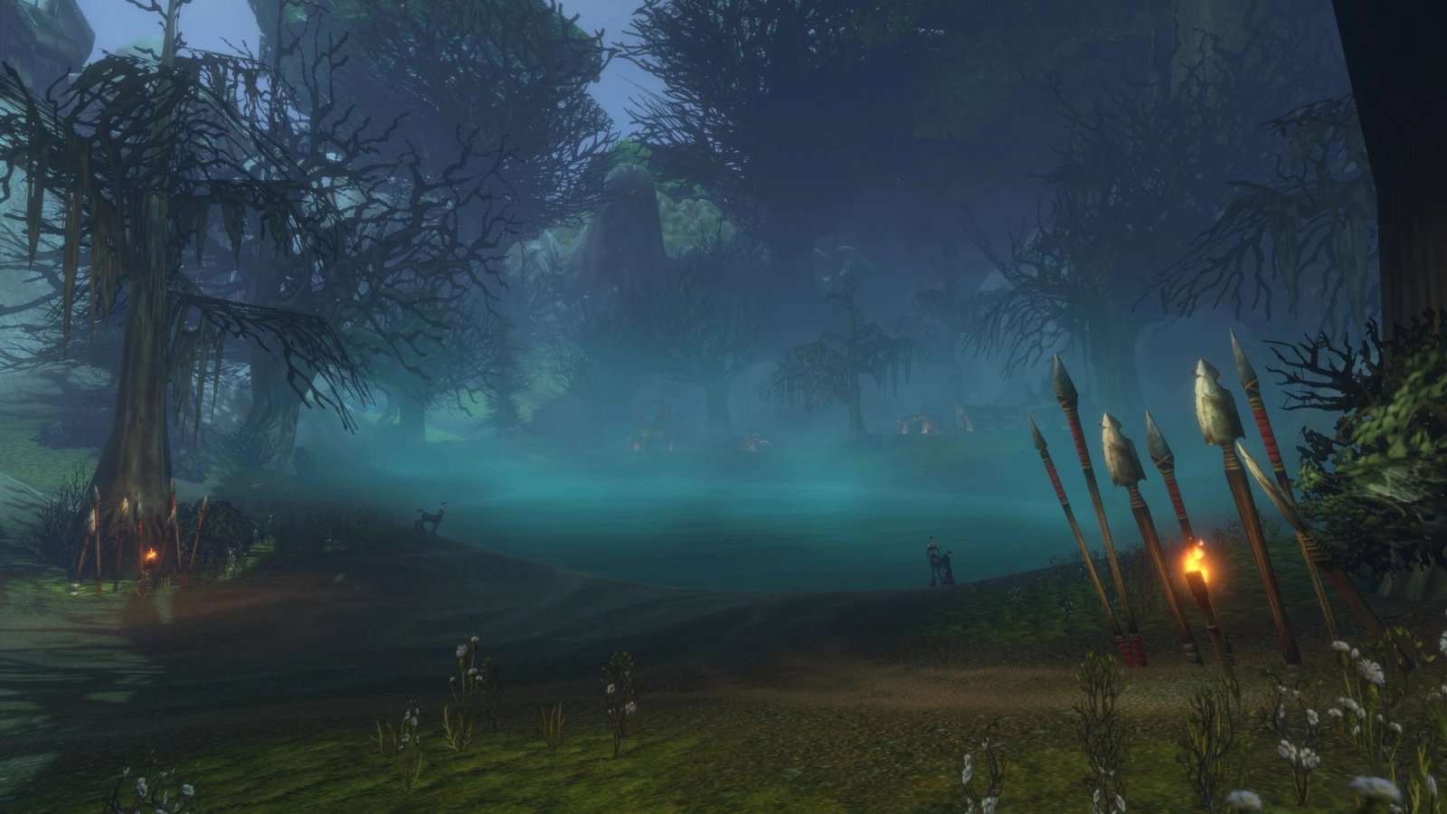 The misty marsh of Shen'dralas, between Mulgore and Desolace, in WoW Forever