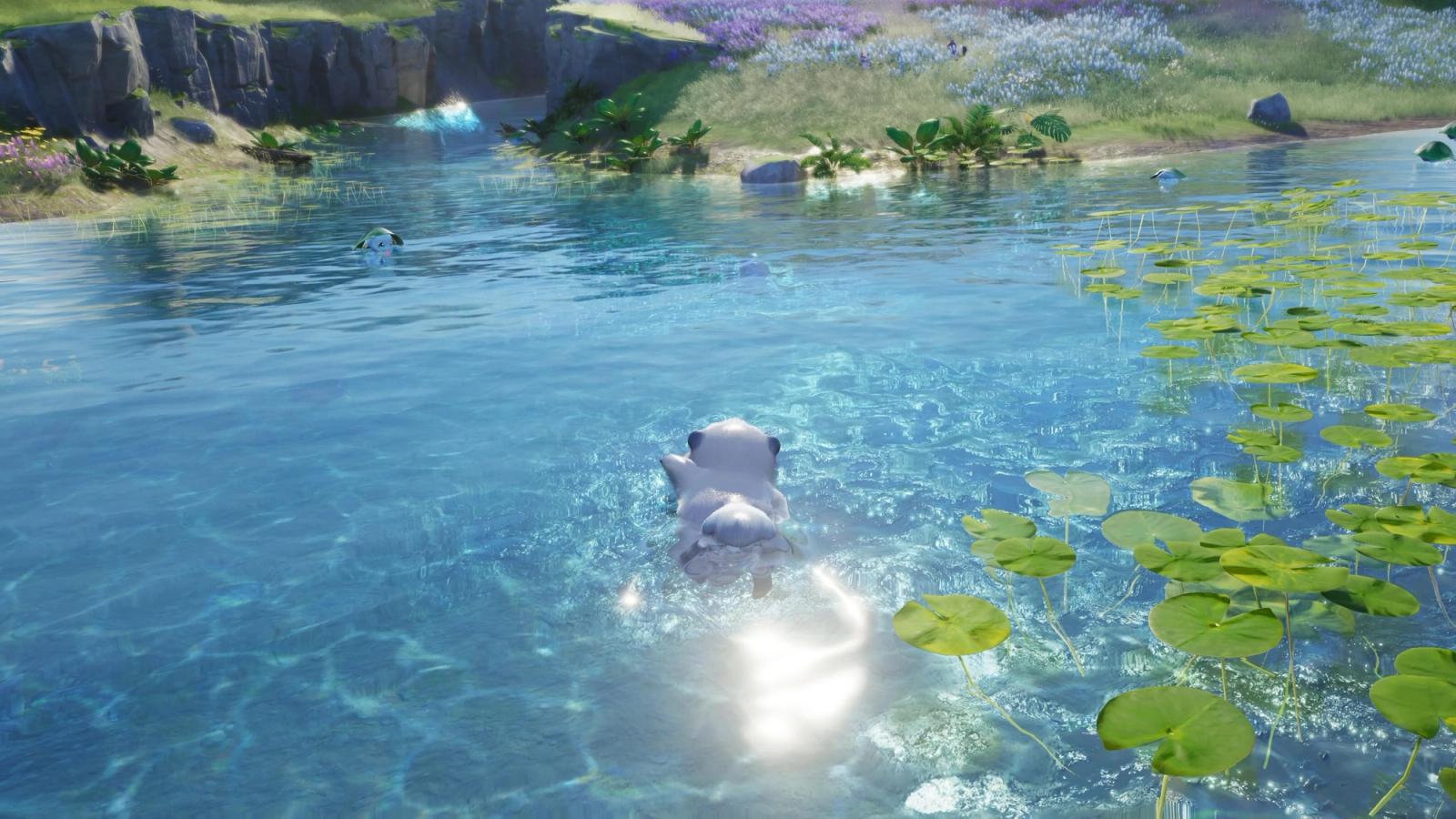 Aniimo creatures exploring one of the natural environments across Idyll