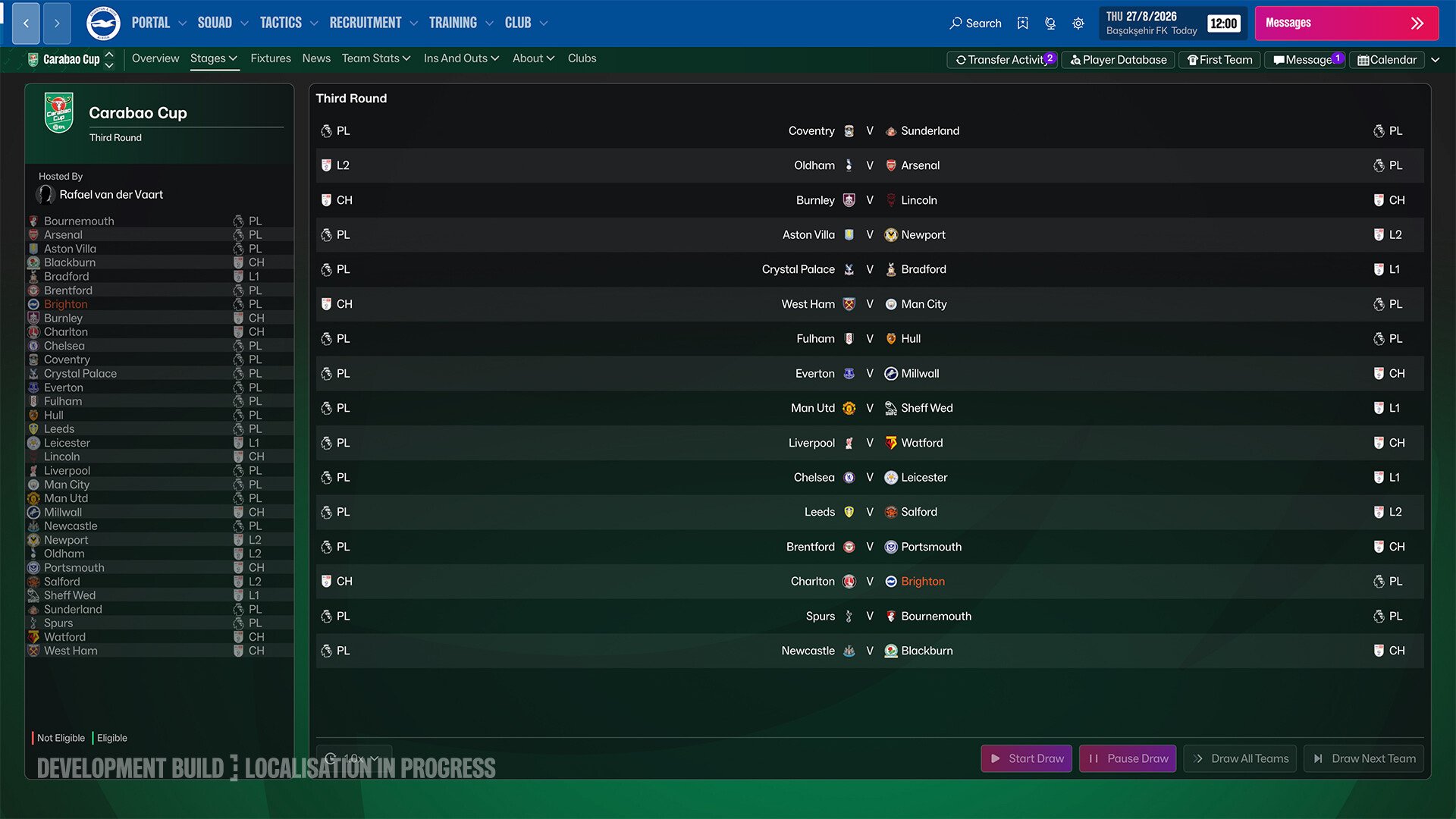 Imagem oficial de Football Manager 27, grátis no PC e Mac antes do lançamento