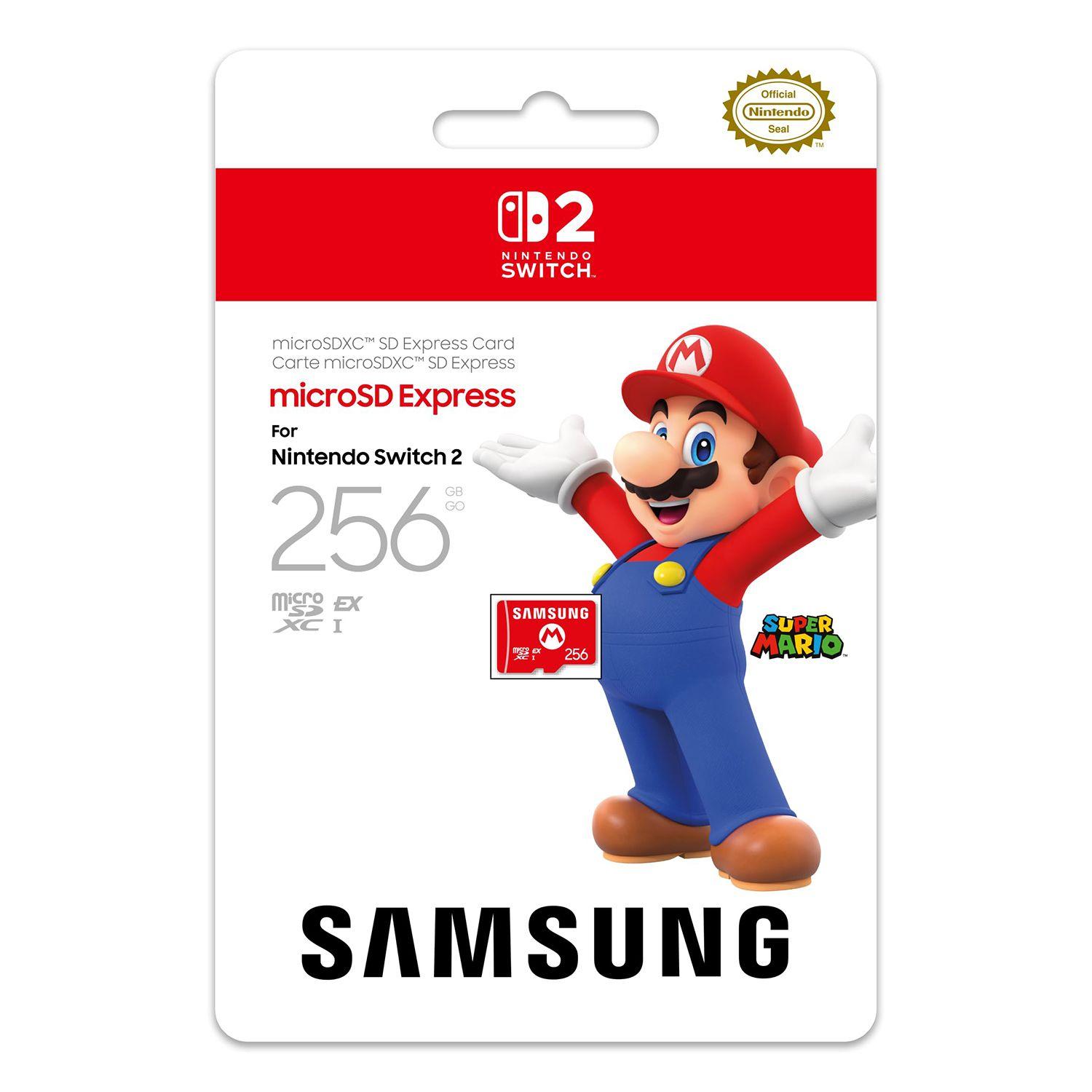 Samsung microSD Express 256GB for Nintendo Switch 2