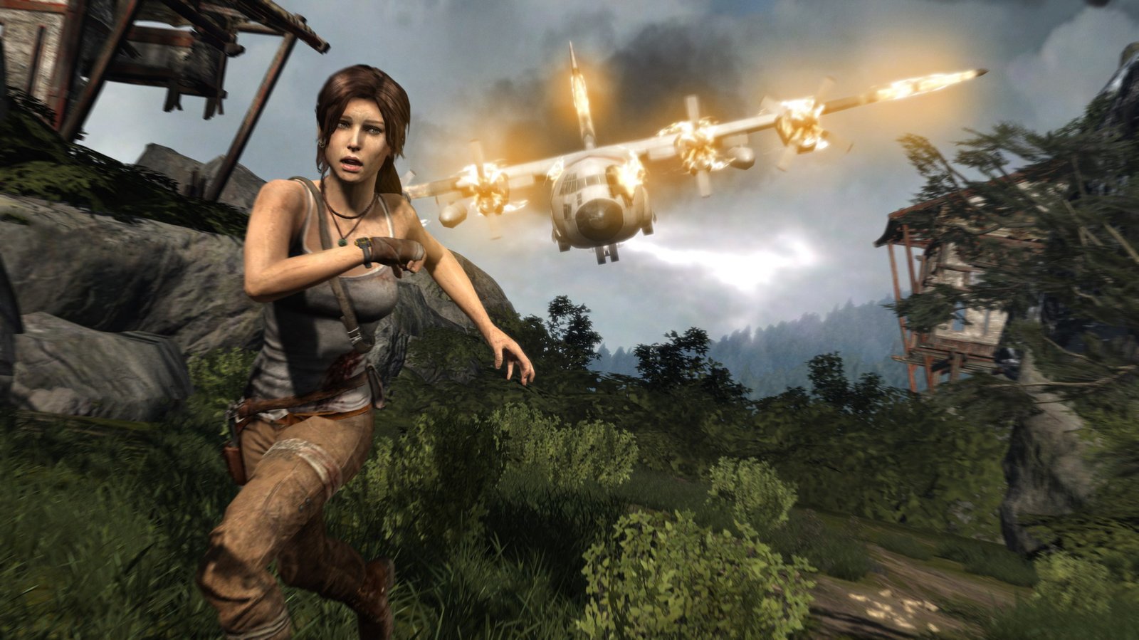 Official Tomb Raider (2013) screenshot of Lara Croft
