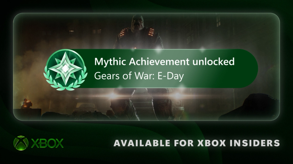 Xbox Mythic Achievements, the new achievement system for completed games