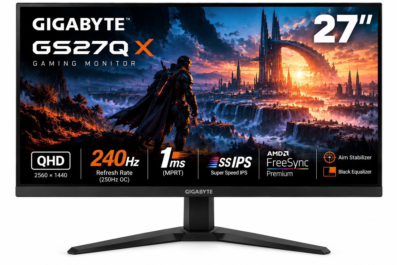 Gigabyte GS27Q X 27-inch QHD 240Hz gaming monitor