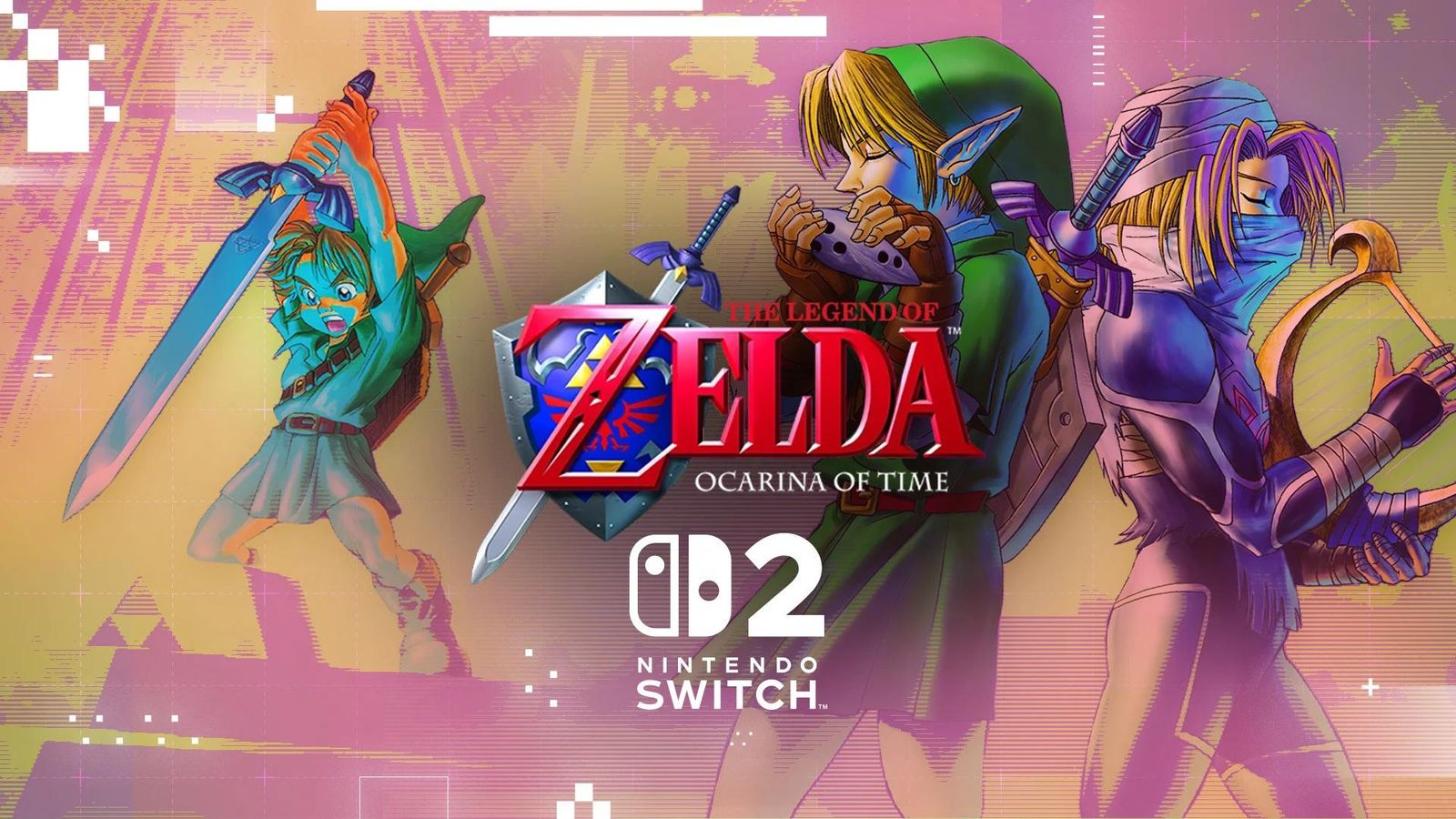 Link in The Legend of Zelda: Ocarina of Time for Nintendo Switch 2