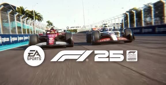 Formula 1 car racing in F1 25