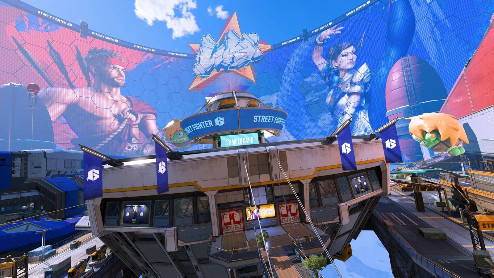 Olympus remixed with Street Fighter 6 elements in Apex Legends