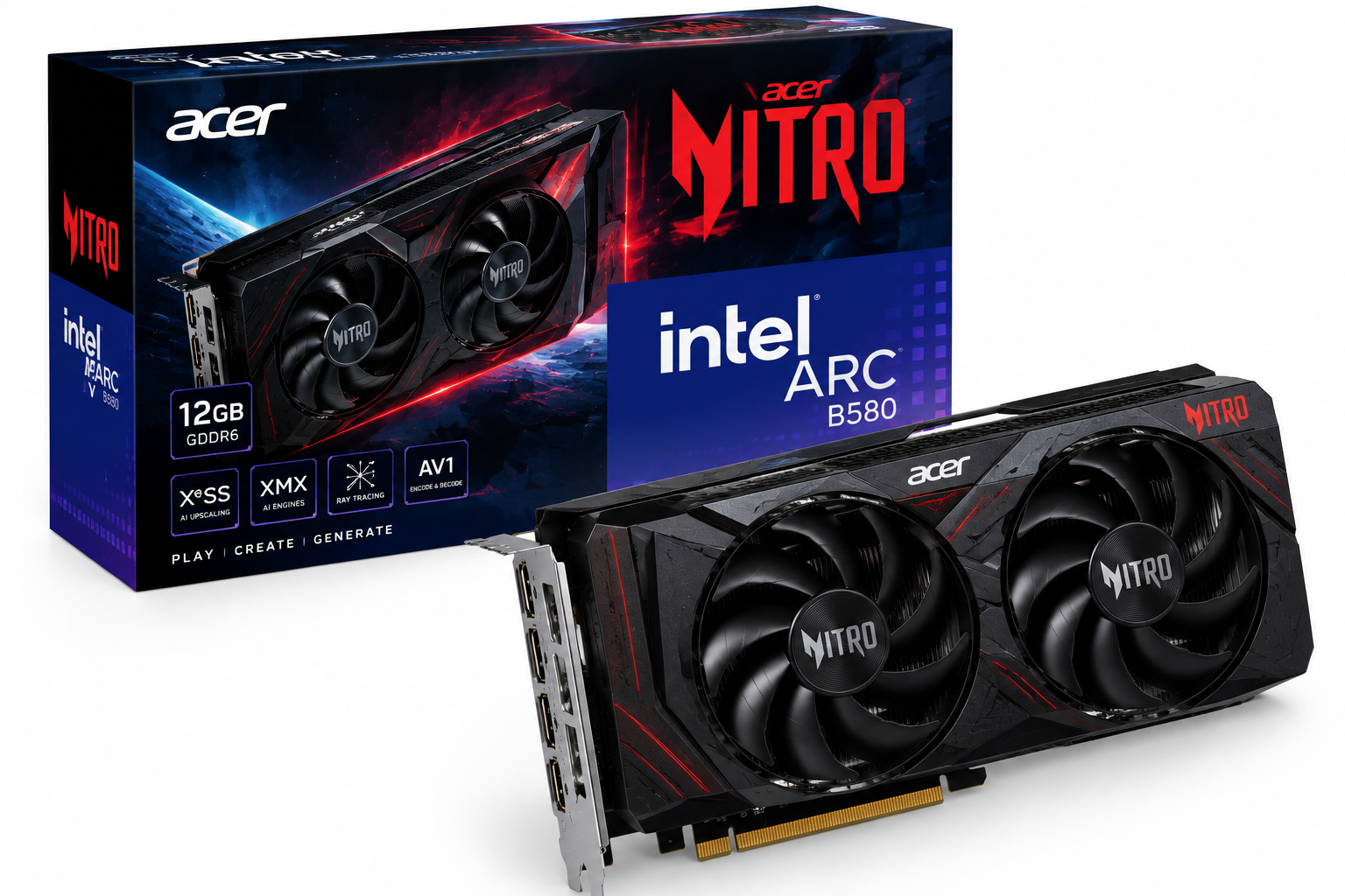 Acer Nitro Intel Arc B580 OC 12GB