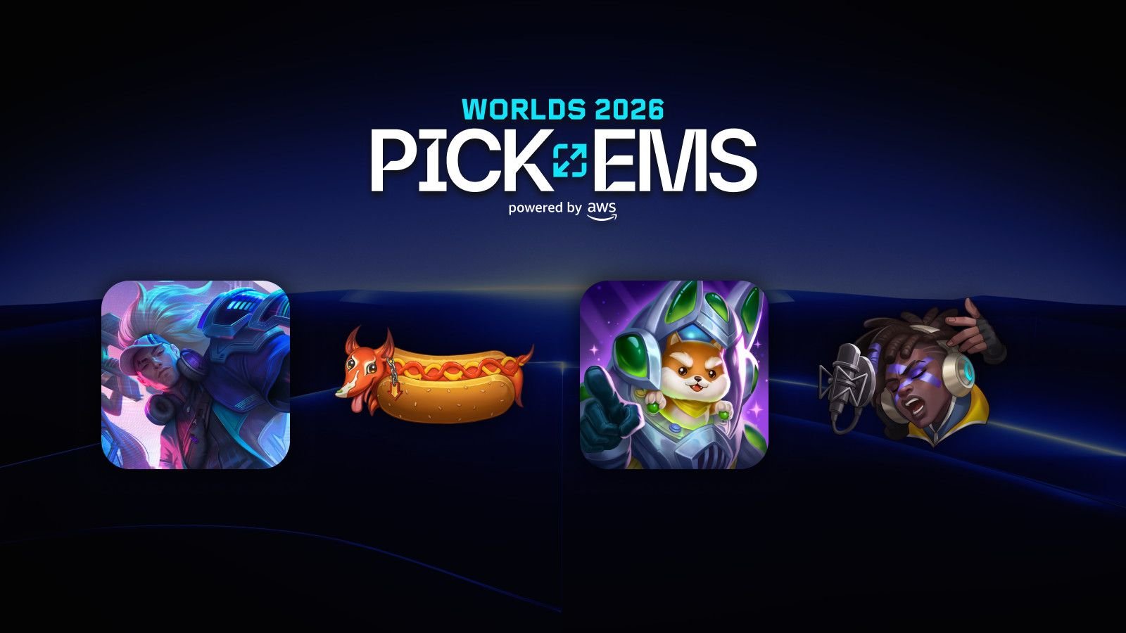 Official Worlds 2026 image from Riot Games for the League of Legends World Championship