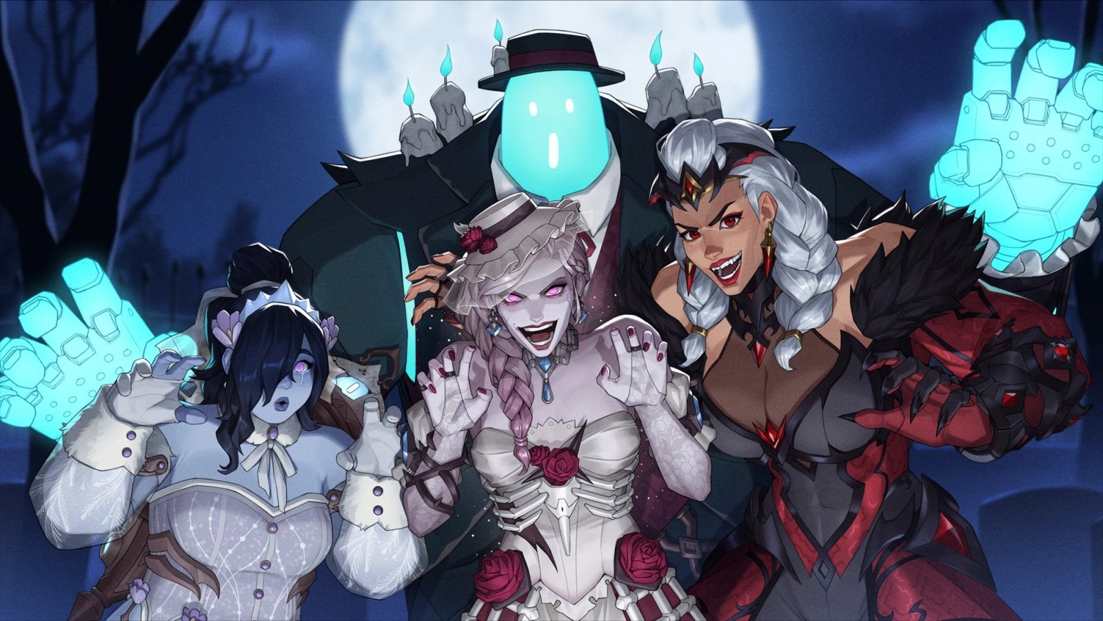 Halloween lobby art for Overwatch Season 5
