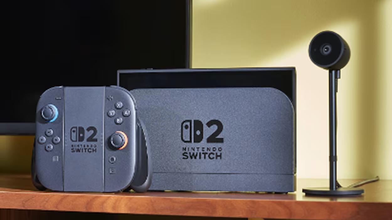 Nintendo Switch 2 com Joy-Con 2 e dock oficial